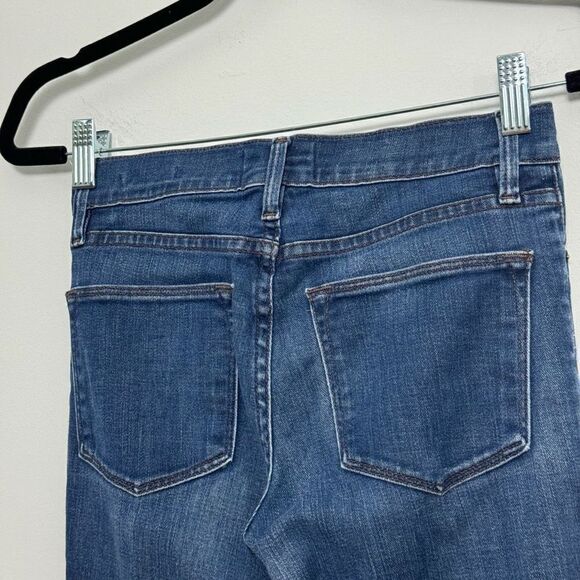 Frame Women's High Rise Medium Wash Skinny Denim Blue Jeans Size 24 - Picture 4 of 9